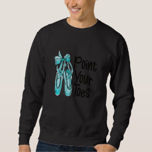 Ballerina Mädchen Ballett Barre Balletttänzerin Sp Sweatshirt