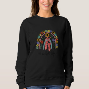 Ballerina Mädchen Ballettstange Balletttänzer Spit Sweatshirt