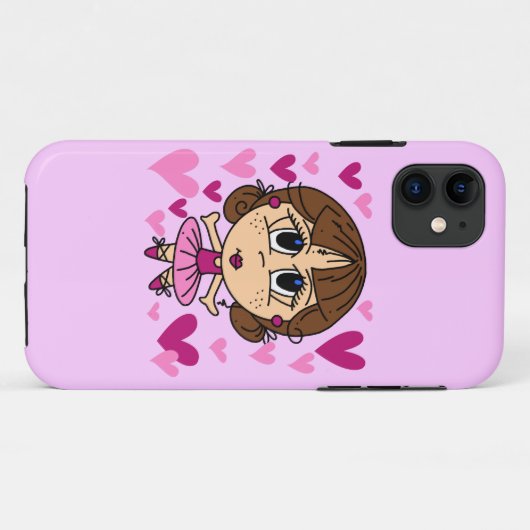 Ballerina-Mädchen Case-Mate iPhone Hülle (Rückseite (Horizontal))