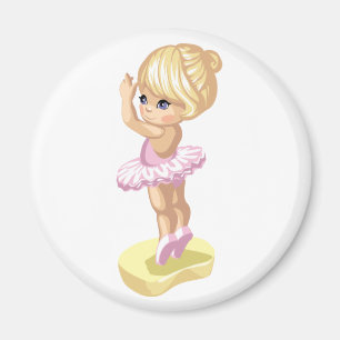 Ballerina-Mädchen-Magnet Magnet