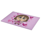 Ballerina-Mädchen Schneidebrett (Ecke)