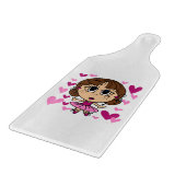 Ballerina-Mädchen Schneidebrett (Ecke)