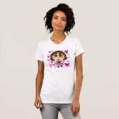 Ballerina Mädchen T-Shirt (Vorne ganz)
