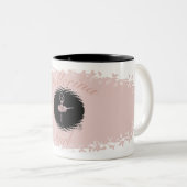 Ballerina-Mädchen-Tasse Zweifarbige Tasse (VorderseiteRechts)
