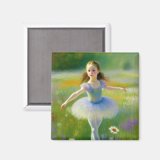 Ballerina Magnet (Vorderseite/Rückseite)