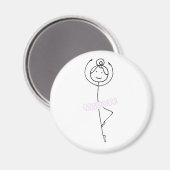Ballerina Magnet (Vorderseite/Rückseite)