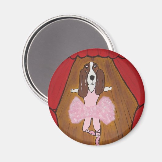 Ballerina Magnet (Vorderseite/Rückseite)