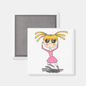 Ballerina Magnet (Vorderseite/Rückseite)
