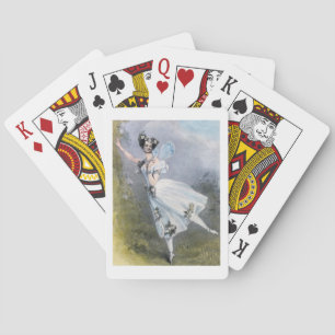 Ballerina Marie Taglioni Spielkarten (Poker)