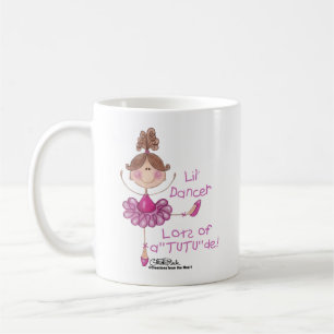Ballerina mit ATUTUde Kaffeetasse