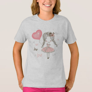 Ballerina mit Ballon T-Shirt