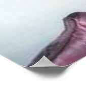 Ballerina mit Blume Poster (Ecke)