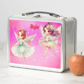 Ballerina mit Flügeln aus Metall Lunchbox (Beispiel)