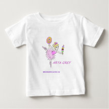 Ballerina mit individuelle Name