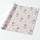 Ballerina mit Schwänen Geschenkpapier (Ungerollt)