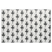 Ballerina mit Sternen in der Silhouette Stoff (Fat Quarter (45,7 x 55,9 cm))