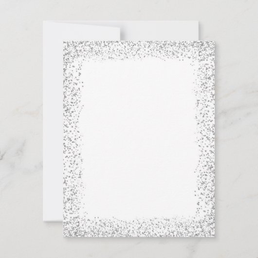 Ballerina Mitteilungskarte (Rückseite)