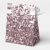 Ballerina Moon Glitzer Geburtstag Personalisiert Geschenkschachtel (Rückseite)