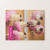 Ballerina-Mops in Tutus Puzzle (Horizontal)