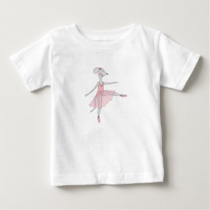 Ballerina Mouse Baby T - Shirt
