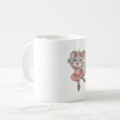 Ballerina Mouse Kaffeetasse (Vorderseite Links)