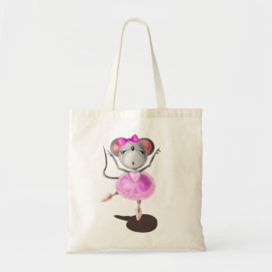 Ballerina Mouse Tote Bag Balletter Tänzer Tragetasche