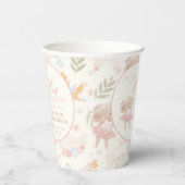 Ballerina Mouse Tutu Erregte Kinderdusche Pappbecher (Rechts)