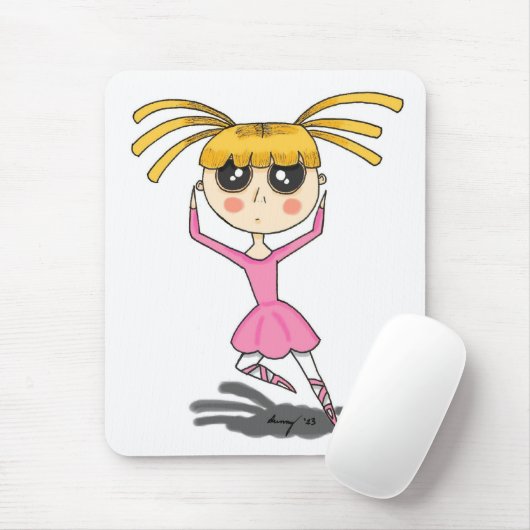 Ballerina Mousepad (Mit Mouse)