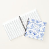 Ballerina Moves Muster Blue ID738 Notizblock (Innenseite)