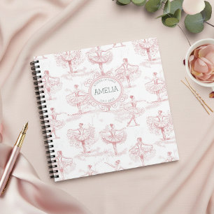 Ballerina Moves Muster Pink ID738 Notizblock