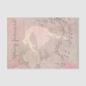 Ballerina Musical Spring Forward Decoupage Seidenpapier (Vorderseite)