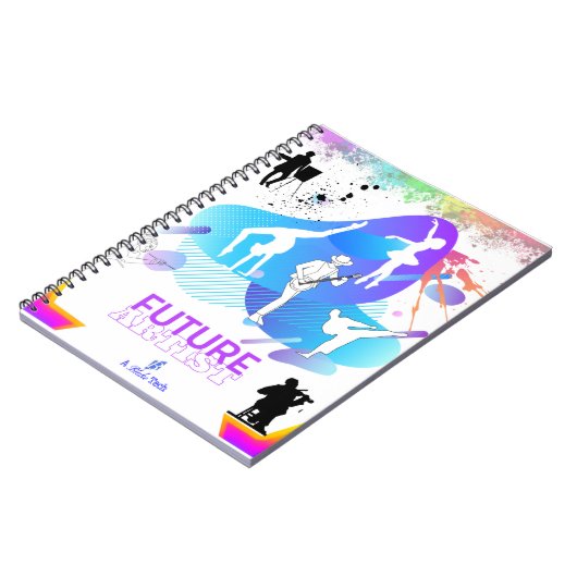 Ballerina Musician Martial Artist Spiral Notebook Notizblock (Linke Seite)