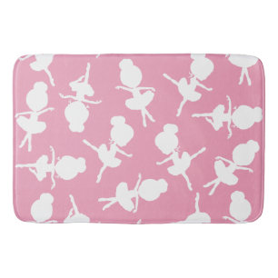 Ballerina Muster, Ballettmädchen, Balletttanz Badematte