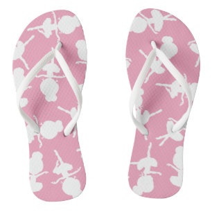 Ballerina Muster, Ballettmädchen, Balletttanz Badesandalen