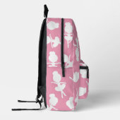 Ballerina Muster, Ballettmädchen, Balletttanz Bedruckter Rucksack (Links)
