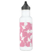 Ballerina Muster, Ballettmädchen, Balletttanz Edelstahlflasche (Rechts)