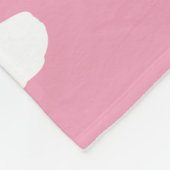 Ballerina Muster, Ballettmädchen, Balletttanz Fleecedecke (Ecke)