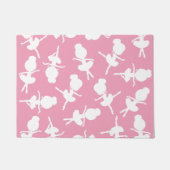 Ballerina Muster, Ballettmädchen, Balletttanz Fußmatte (Vorderseite)