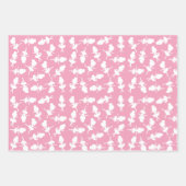 Ballerina Muster, Ballettmädchen, Balletttanz Geschenkpapier Set (Vorderseite 3)