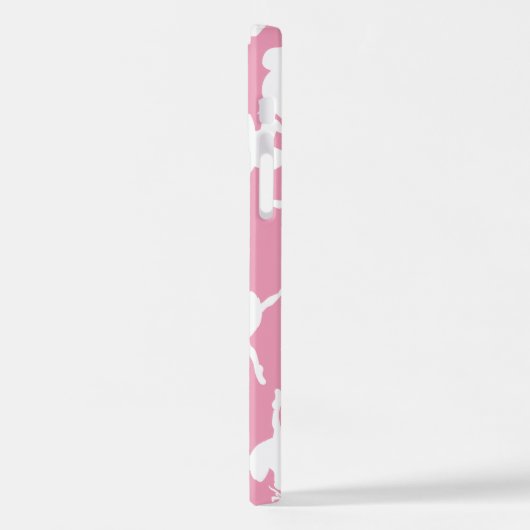 Ballerina Muster, Ballettmädchen, Balletttanz iPhone Hülle (Linke Seite)