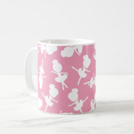 Ballerina Muster, Ballettmädchen, Balletttanz Kaffeetasse