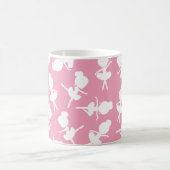 Ballerina Muster, Ballettmädchen, Balletttanz Kaffeetasse (Mittel)