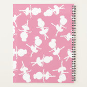 Ballerina Muster, Ballettmädchen, Balletttanz Planer (Rückseite)