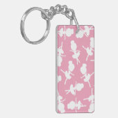 Ballerina Muster, Ballettmädchen, Balletttanz Schlüsselanhänger (Vorderseite links)