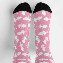 Ballerina Muster, Ballettmädchen, Balletttanz Socken