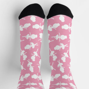 Ballerina Muster, Ballettmädchen, Balletttanz Socken