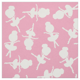Ballerina Muster, Ballettmädchen, Balletttanz Stoff
