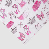 Ballerina Muster in Wasserfarbe Seidenpapier (Ausschnitt)