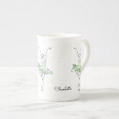 Ballerina-Name-Kaffee-Tasse Porzellantasse (Vorderseite Rechts)