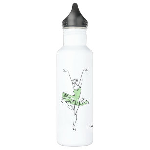 Ballerina-Name-Wasserflaschen Edelstahlflasche